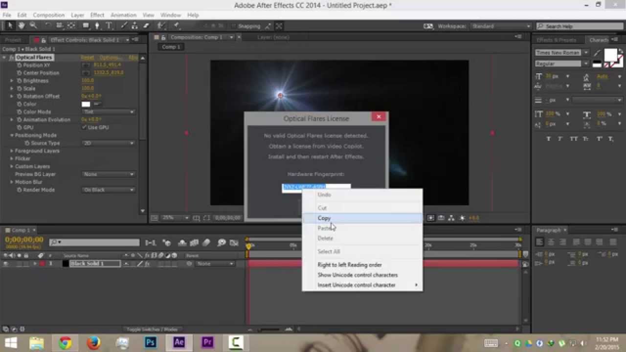 After effects cs4 serial number